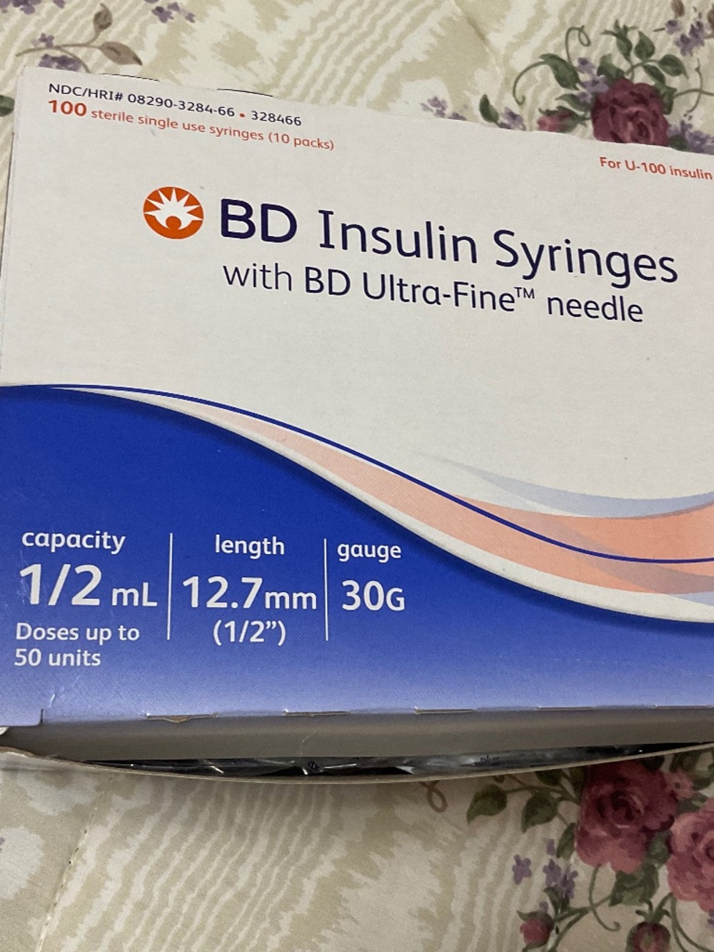 Diabetic supplies new box of 100 FAST SHIP!!